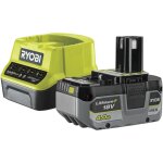 Ryobi - pack batterie 18v one + 4. 0ah lithiumplus et chargeur rapide 2. 0ah lithium - ion rc18120 - ...