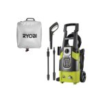 Ryobi - pack nettoyeur haute pression 120 bars - 1800w - rpw120b - poche  eau 20l rac717
