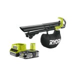 Pack ryobi souffleur aspiro - broyeur 18v one + brushless obv18 - 1 batterie 2. 5ah - 1 chargeur rapide ...