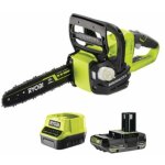 Pack ryobi trononneuse 18v one + ocs1830 - 1 batterie 2. 5ah - 1 chargeur rapide rc18120 - 125