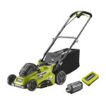 Ryobi - tondeuse 36v maxpower - coupe 40cm - 1 batterie 6, 0ah - 1 chargeur - rlm36x41h60pg