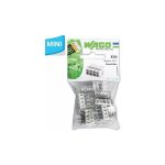 Wago - s2273 10 mini bornes de connexion rapide 8 entres pour fils rigides - 2273 - 208 wag268348