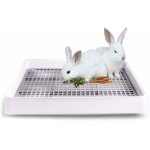 Sabir bac � liti�re extra large pour lapin et chat dimensions 38, 3 x 30, 9 x 6, 5 cm plastique pp durable ...