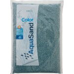Sable d�coratif 2 - 3 mm aqua sand bleu n�on 1 kg pour aquarium zolux