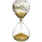 Sablier d�coratif � paillettes, 20 cm