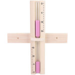 Sablier de salle de sauna 15 minutes en verre, sable rose, montage murale, minuterie d�corative en bois ...