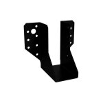 Fixtout - sabot de charpente noir  ailes extrieures - larg. 45 x ht. 97 mm
