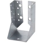 Sabot de charpente 120 mm x 80 mm ? acier galvanis� sendzimir ? fixation � vis pour solives en bois et ...