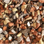 Sac + / - 20 kg - gravier multicolore arlequin 6 / 14