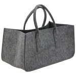 Sac � b�ches gris en feutrine