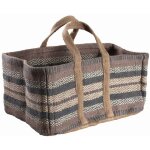 Aubry gaspard - sac à bûches en toile de jute épaisse pampa Aubry gaspard - sac à bûches en toile de jute épaisse pampa