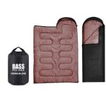 Sac de couchage � capuche, couette touristique 2 en 1, noir