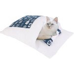 Sac de couchage pour chats nid de chat lavable lit oreiller pour animaux de compagnie lit de chat chenil ...