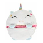 Sac de couchage convertible 'licorne' 50x130cm blanc