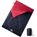 Sac de couchage double et oreillers adultes camping 3 - 4 saisons