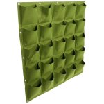 Sac de culture vertical � 25 poches pour pot de fleurs suspendu pour d�coration de jardin ext�rieur (vert) ...
