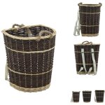 Sac � dos bois de chauffage sangles de transport 44, 5x37x50 cm - sac � bois - panier � bois - rangement ...