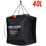 Sac de douche solaire 40 litres camping, temp�rature 45 �c randonn�e, escalade