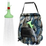 Sac de douche solaire camping, 20lsolaire sac de douche portable avec pommeau de douche commutable marche ...