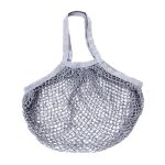 Sac filet en coton gris - sidebag