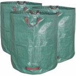 Lot de 3 sac � d�chets de jardin 272l - 50kg max - 3 poign�es renforc�es - r�utilisables et r�sistants ...