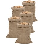 Sacs en jute 5 pcs 60x105 cm 100 % jute 340 g / m� vidaxl