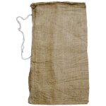 Sac en jute beige, coupe ajust�e, 40 x 70 cm