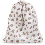Sac de maternelle pierino taille large maxi cm. 45x60 sweet bear design rose