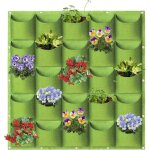 Sacs de plantation � suspendre, 25 poches, � fixation murale verticale, sacs de plantation de jardinage, ...