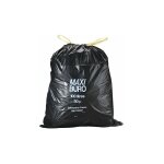 Sacs poubelle 100 litres liens coulissants maxiburo - carton de 200