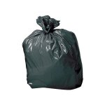 Sacs poubelles noirs � soufflets 50 litres 400x780 mm �paisseur 30� rouleau de 20 sacs