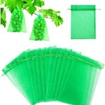 Sac protection fruits 100 pièces, sachet protection raisin 20x 30cm jardin sac organza avec cordon contre ... Sac protection fruits 100 pièces, sachet protection raisin 20x 30cm jardin sac organza avec cordon contre ...