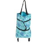 Sac � roulettes pliable pour courses, chariot pliant en toile multifonction pour personnes �g�es, type ...