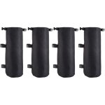 Sac de sable fixe coupe - vent � tube unique portable, lot de 4 sacs de poids pour tente