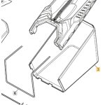 Sac en toile noire original stiga tondeuse � gazon sans fil 181102422 / 0