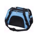 Sac de transport chat et chien chaton chiot sac  main avec bandoulire bleu taille m 48 x 26 x 31 cm ...