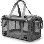 Sac de transport chat chien, sac  main bandoulire dmontable lavable pliable respirant pour chat chaton ...