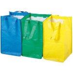 Sacs de tri des d�chets durables set 3 pcs x 21l