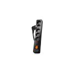 Acar x5 / 1, 5 bloc multiprise 5 prises avec parasurtenseur 1, 5 m acar x5 - czarny