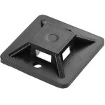 Sachet de 10 embases adh�sives pour collier attache c�ble - embase 30x30mm