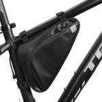 Sacoche triangulaire tanche pour cadre de vlo, rangement d'outils et accessoires