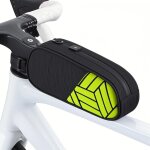 Sacoche de vlo 1 l, tanche  fermeture clair lisse, pour cadre avant et suprieur, accessoire pour ...
