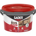 Sader - colle bois rapide seau plastique 2. 5 kg