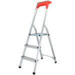 Safetool - escabeau pliable 3 marches marchepied lger en aluminium 150 kg 55 cm
