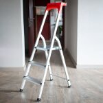 Safetool - escabeau pliable 3 marches marchepied avec porte outils 150 kg 55 cm Safetool - escabeau pliable 3 marches marchepied avec porte outils 150 kg 55 cm