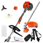 D�broussailleuse � essence la barre divisible comprend un accessoire de d�broussailleuse