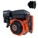 Sakawa - moteur essence 4 temps dmarrage lectrique 7cv 19mm + moteur de ple 19mm