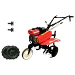 Sakawa - motoculteur a. electric 7cv 3v + roues + paires d'axes fixes