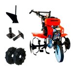 Motoculteur a. lectrique 7cv 3v + roues 400x8 + manchons + versoir