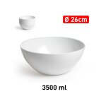 Saladier 26 cm 3, 5l blanc